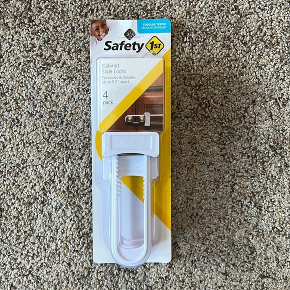 NIB Safety 1st 4 pack Cabinet Slide Locks - Picture 1 of 3